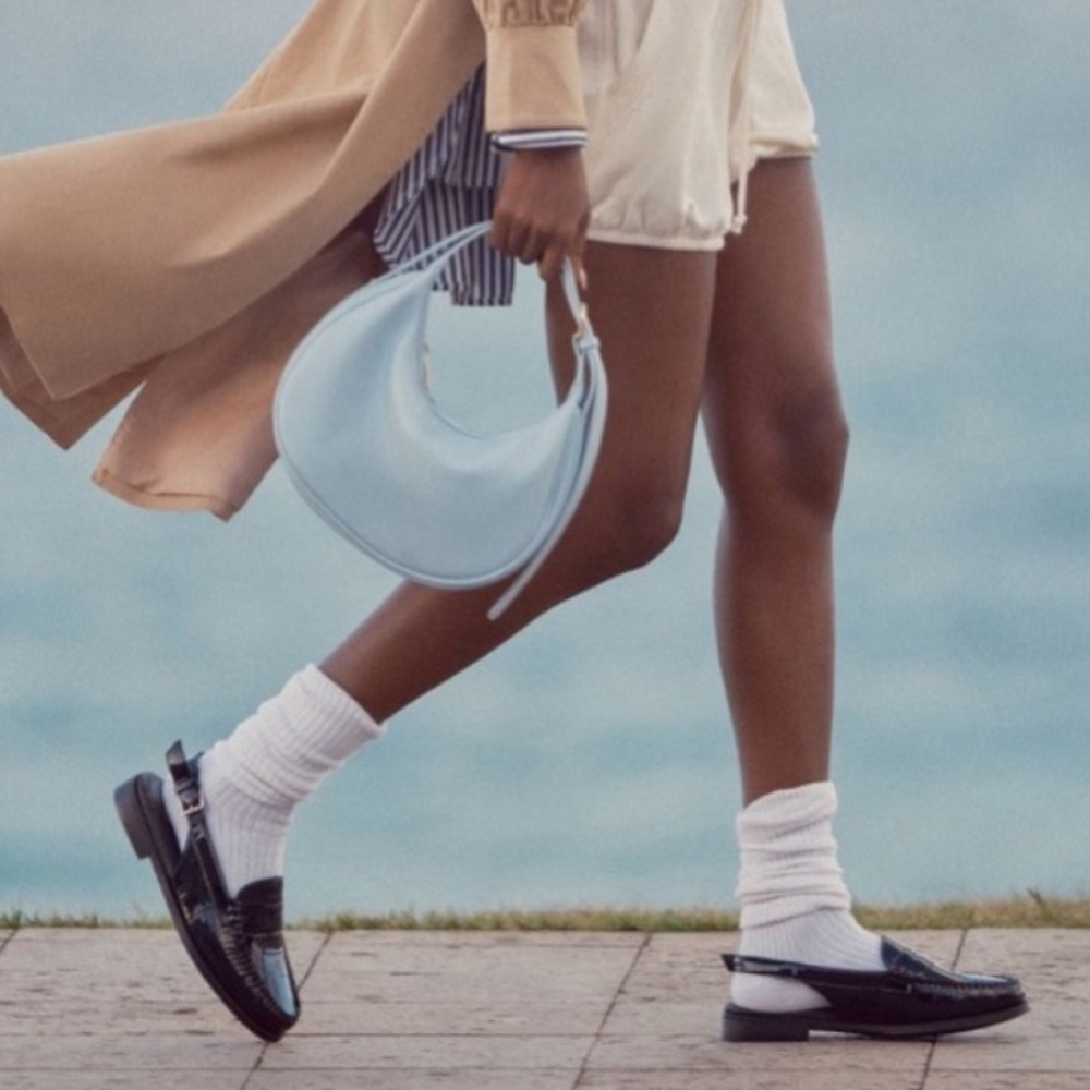 Anthropology La Brea faux leather shoulder bag